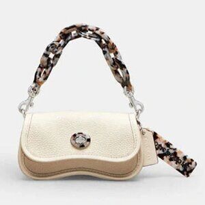 Coachtopia Mini Wavy Dinky Cloud Tortoiseshell Purse Crossbody Bag
